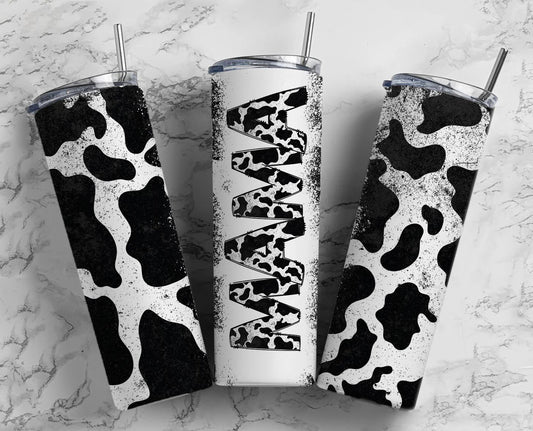 Mama Cow Print - 20oz Sublimation Tumbler