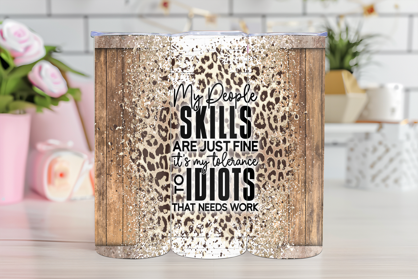 People Skills - 20oz Sublimation Tumbler